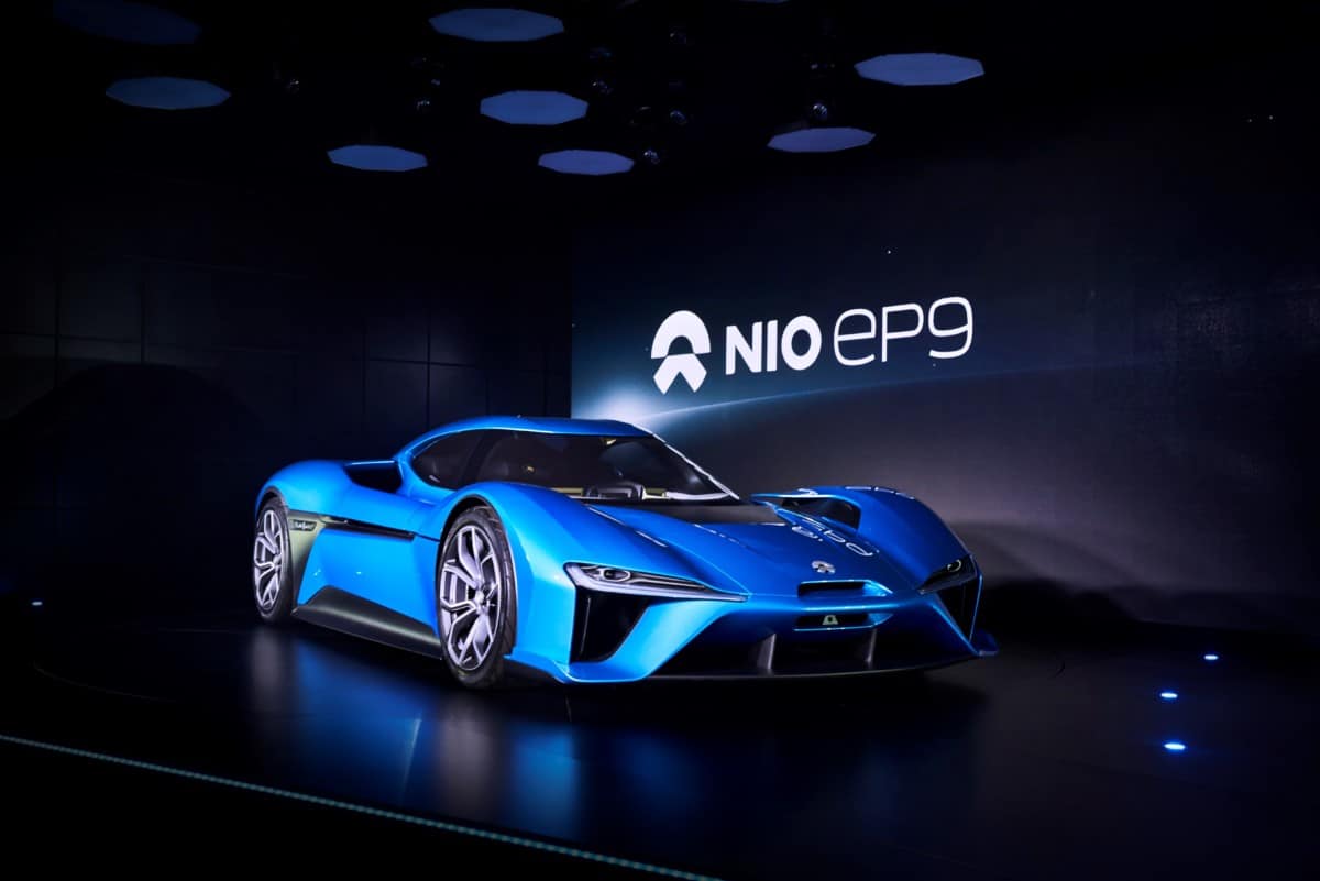 NIO's EP9 car