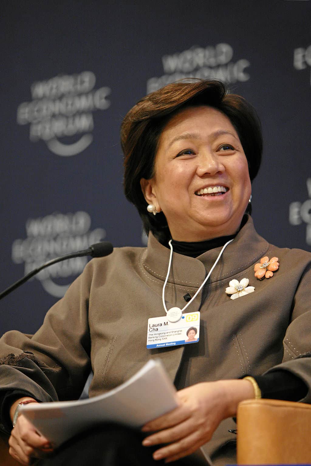 Laura Cha, chairwoman of the Hong Kong Stock Exchange.