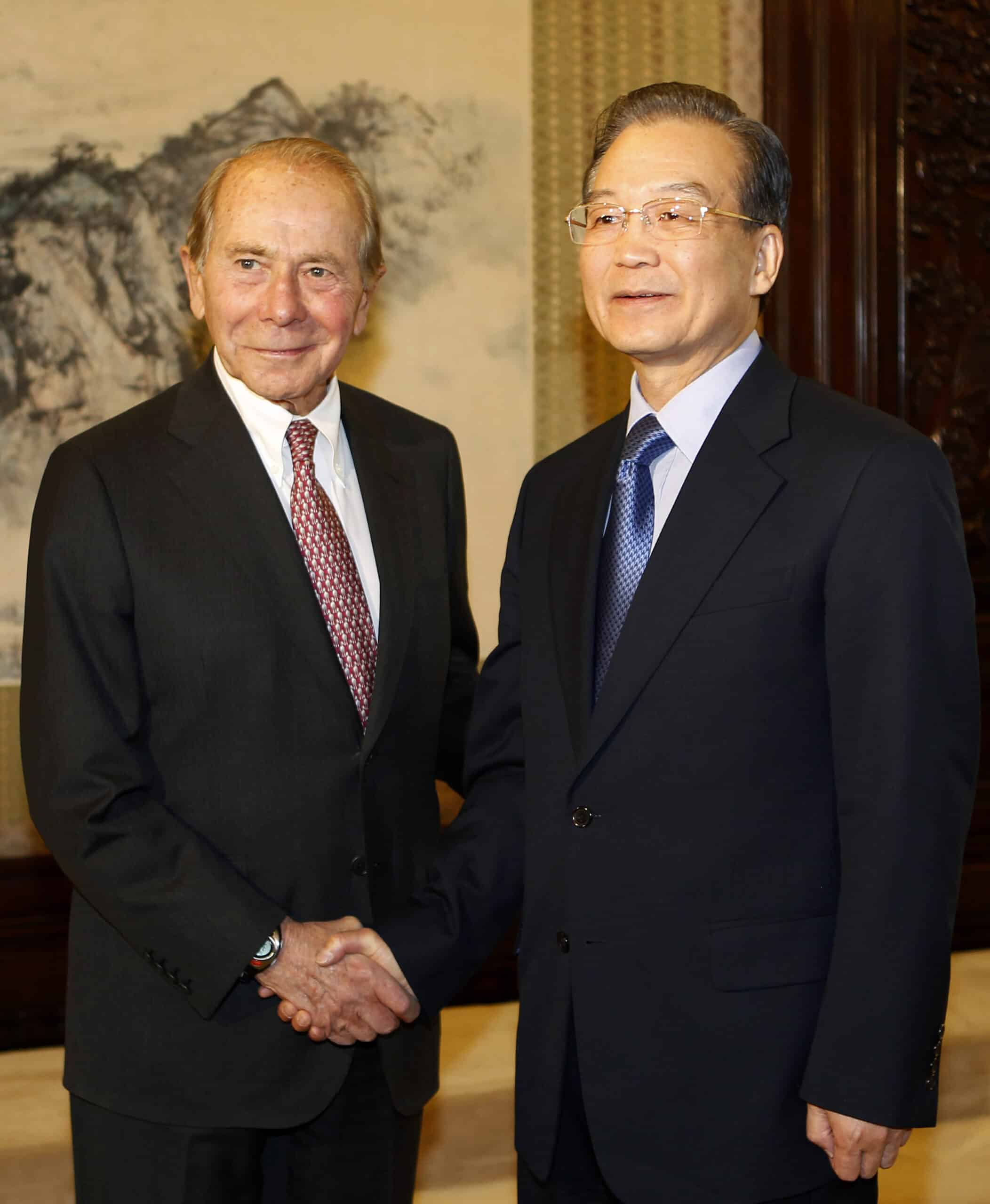 Hank Greenberg and Wen Jiabao.