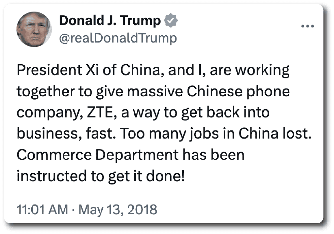 Trump China